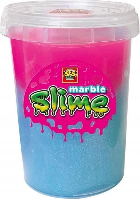 SES Creative SES Slime marmur niebieski/róż 200g 15021 50211