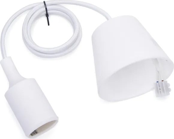 Aigostar Oprawka żarówki E27 z tworzywa sztucznego z przewodem 2x0.75mm 1 Oprawka żarówki E27 z tworzywa sztucznego z przewodem 2x0.75mm 1