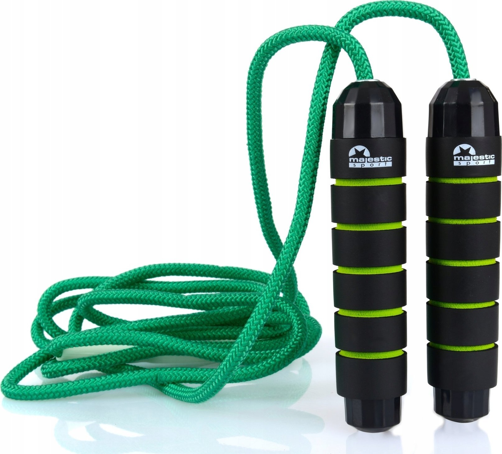 Skakanka sznurowa Majestic Sport 2,8 m zielona
