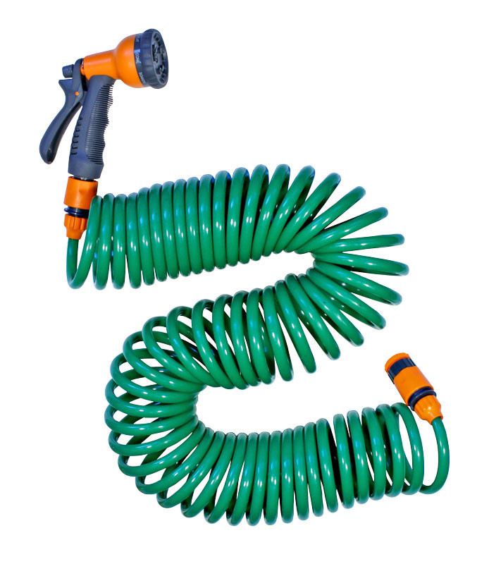 EPM Wąż spiralny 15m + złączka + pistolet - YM9032