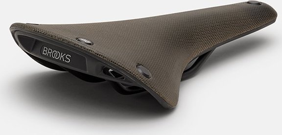 Brooks Siodełko BROOKS C17, Mud Green, Steel Rail, Waga 464g, Linia Cambium (NEW)