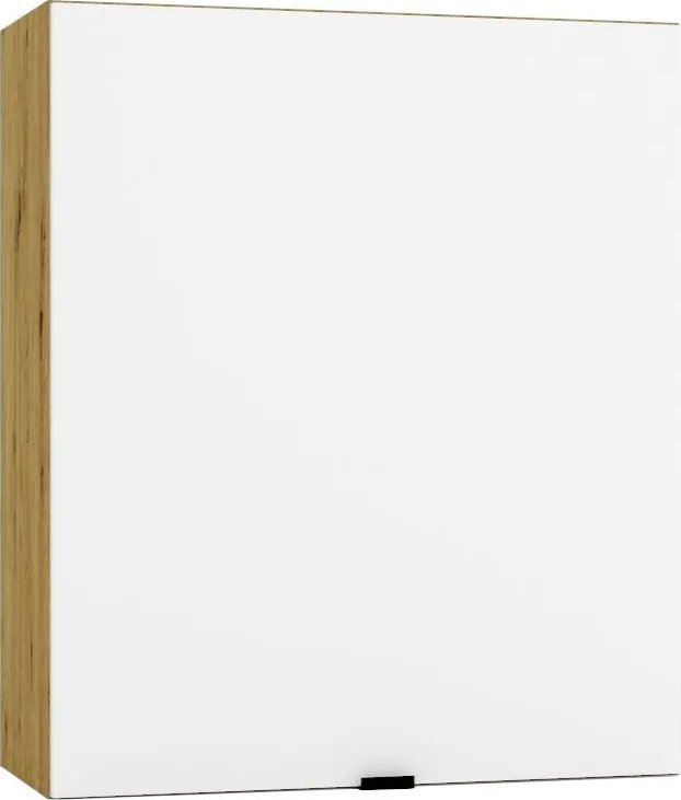 Szafka kuchenna wisząca GIANNA W60 P/L biała alaska/dąb artisan STOLKAR