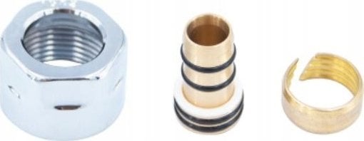 Złączka/Adapter zaciskowy GW 3/4 x Alu Pex 16x2 nikiel Eurokonus