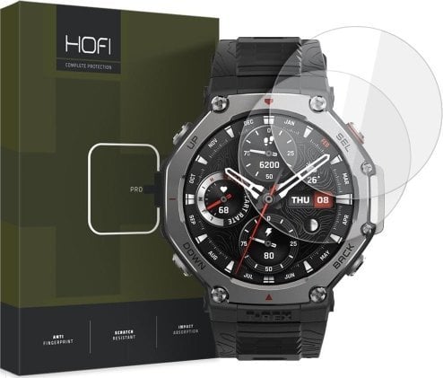 Hofi SZKŁO HARTOWANE GLASS PRO+ 2-PACK AMAZFIT T-REX 3 CLEAR