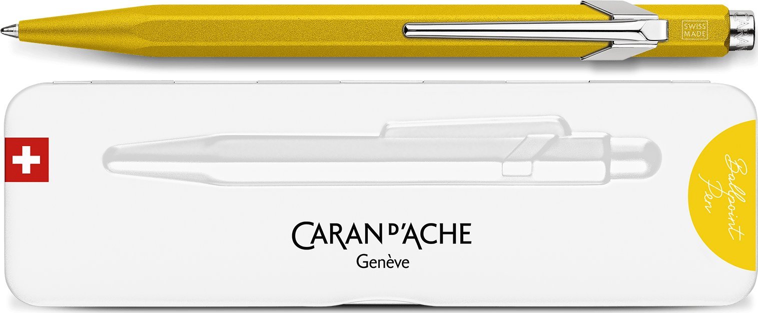 Caran d`Arche Długopis CARAN D'ACHE 849 Colormat-X, M, w pudełku, żółty