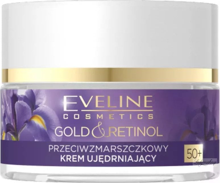 Eveline Gold & Retinol 50+ Przeciwzmarszczkowy Krem ujędrniający na dzień i noc 50ml