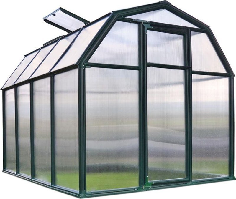 vidaXL Rion Szklarnia plastikowa SMART 34 Zielony 263x204x198 cm bez podstawy