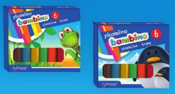 Bambino Plastelina 6kol Bambino