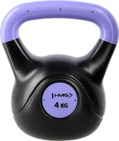 Kettlebell HMS KPC04 bitumiczny 4 kg
