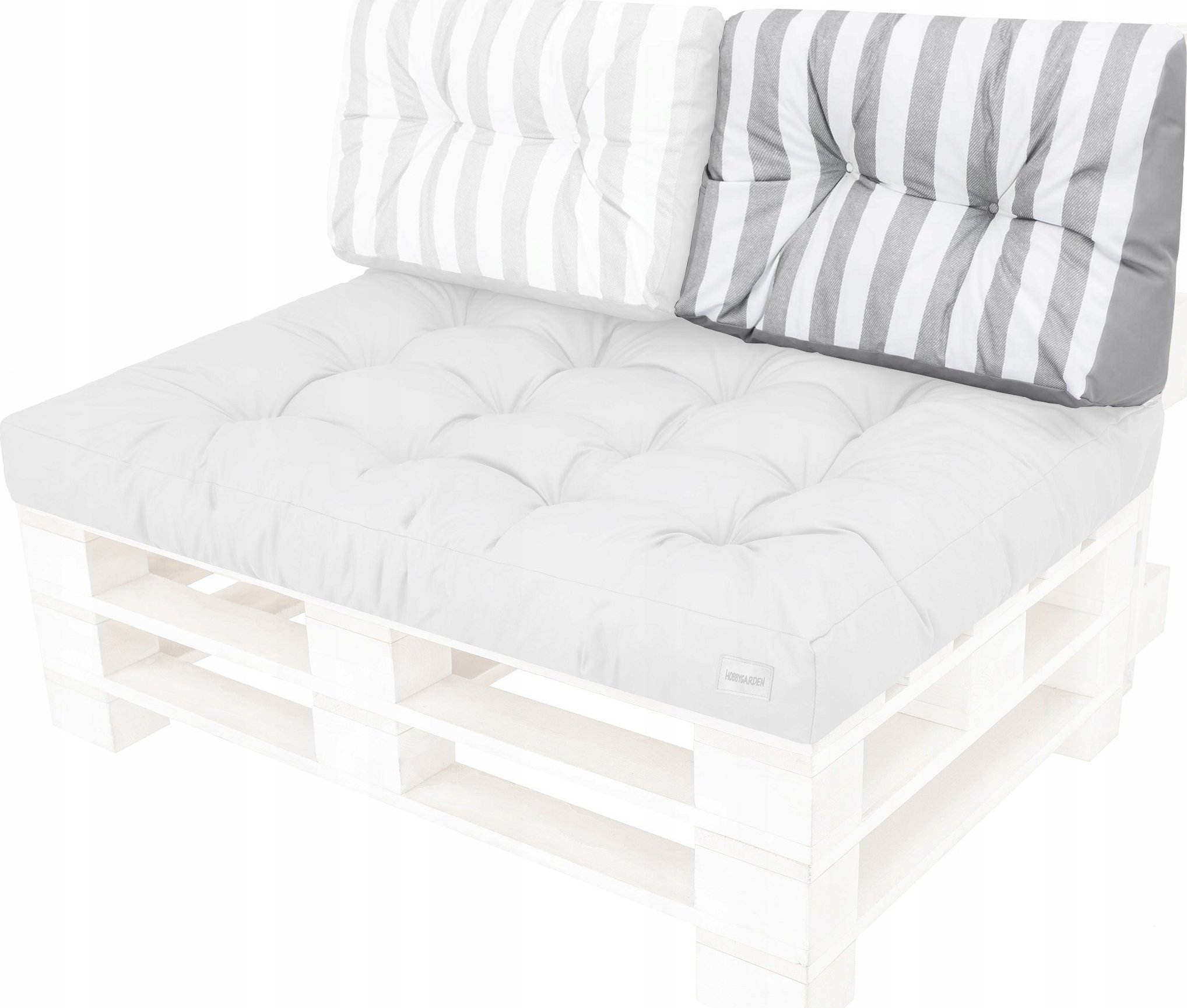 Hobbygarden KRŕTKIE OPARCIE LEO POPIEL Z BIAťYMI PASAMI