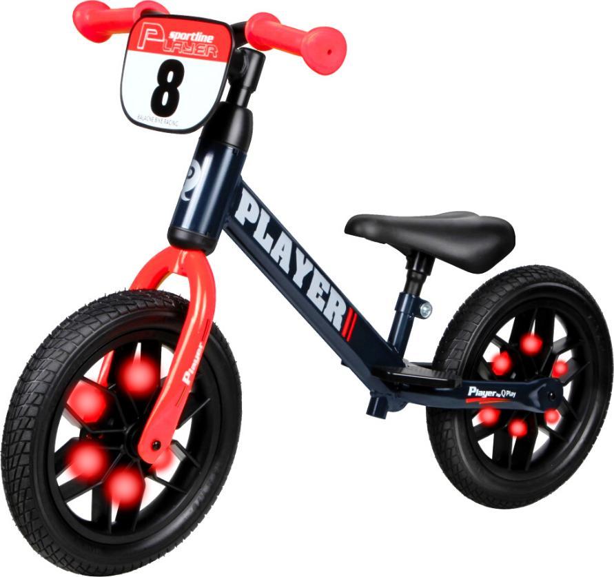 Rowerek biegowy Qplay Player Czerwony