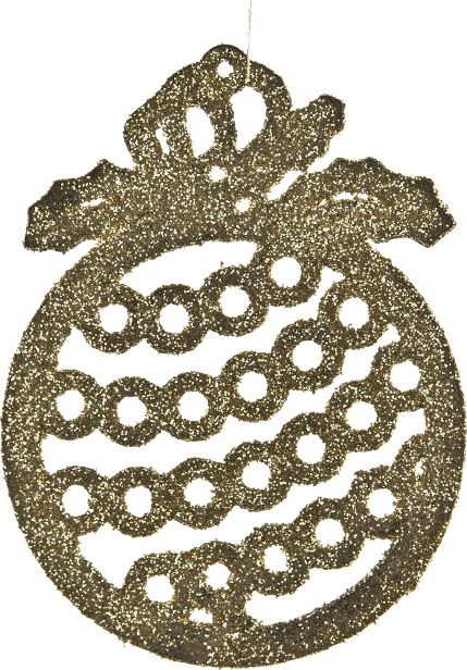 Witek Home 12x Ozdoba świąteczna bombka złota