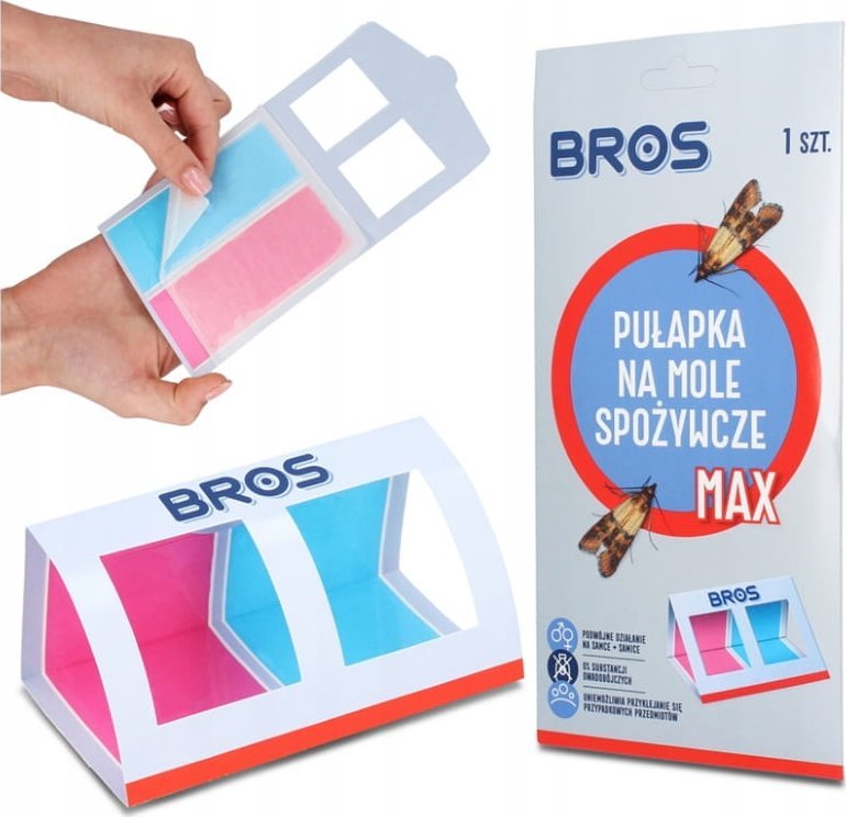 Bros Pułapka na mole spożywcze MAX 1szt Skuteczna ochrona Twojej kuchni