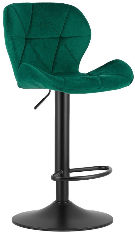 Hoker WEST - aksamit zieleń / baza czarna