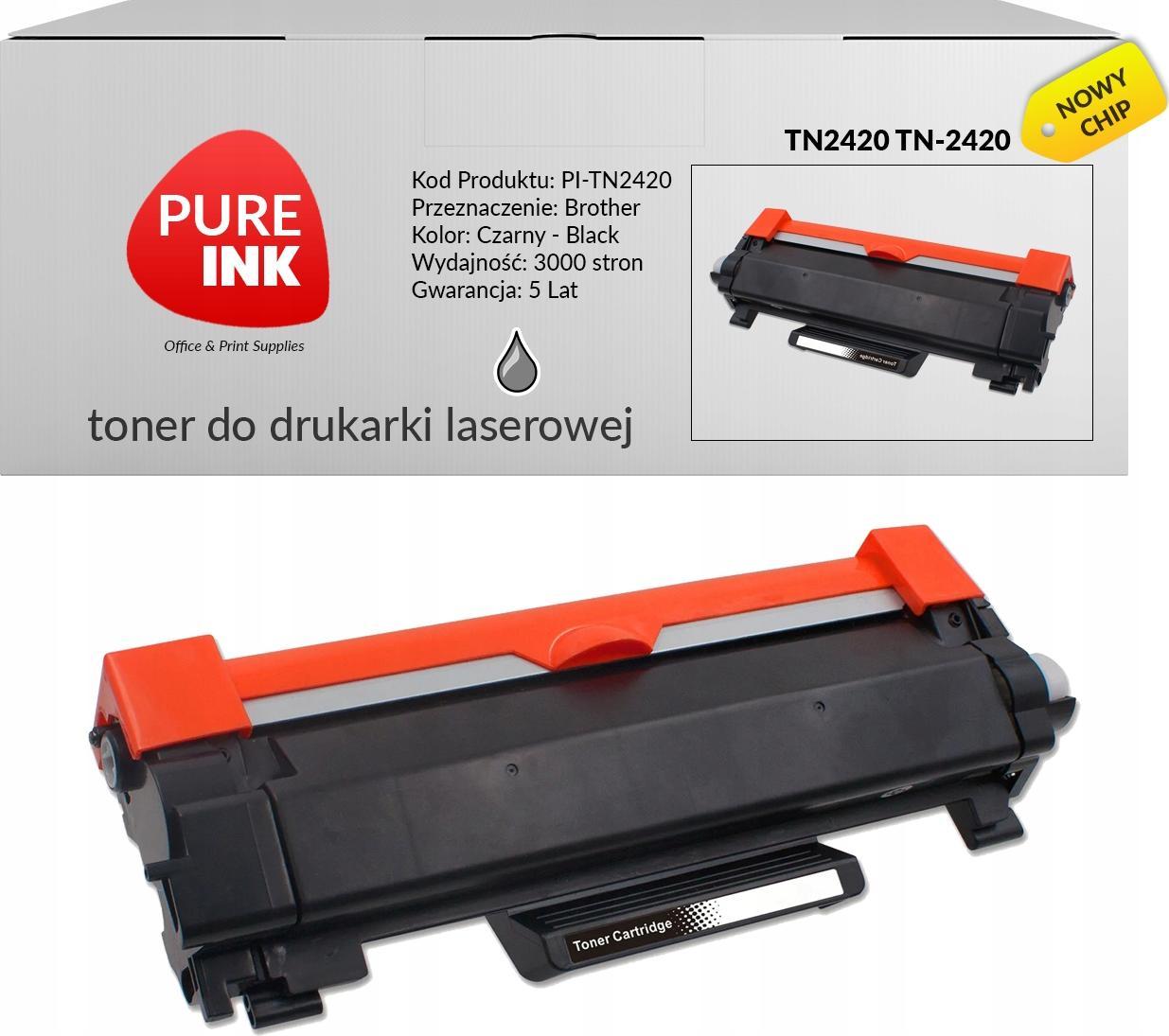 Toner Pureink Black Produkt odnowiony TN-2420