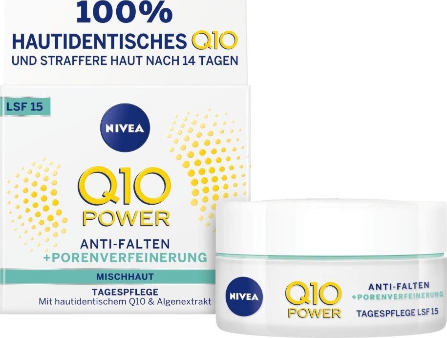 Nivea Q10 Power Krem przeciwzmarszczkowy na dzień z SPF 15 50ml (produkt z niemiec)