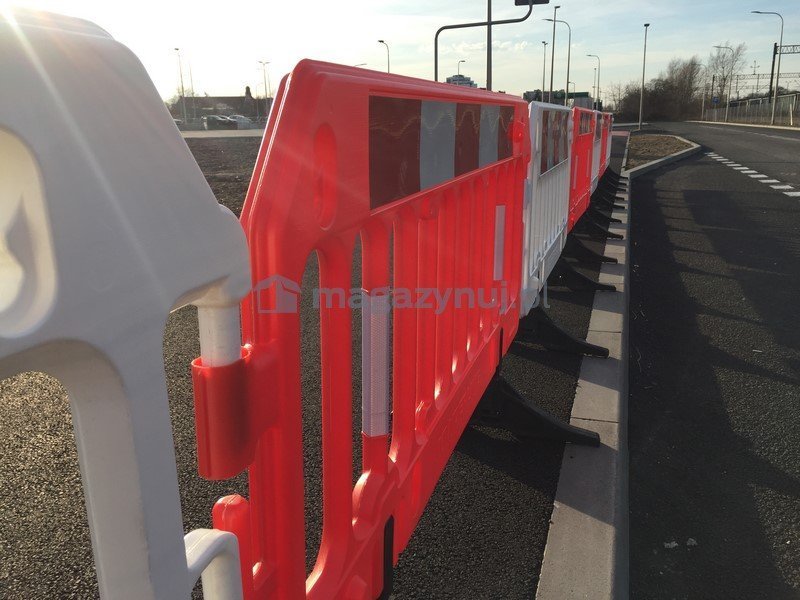 Vanderline Barierka drogowa z tworzywa sztucznego (wym. 2000 x 1010 mm)