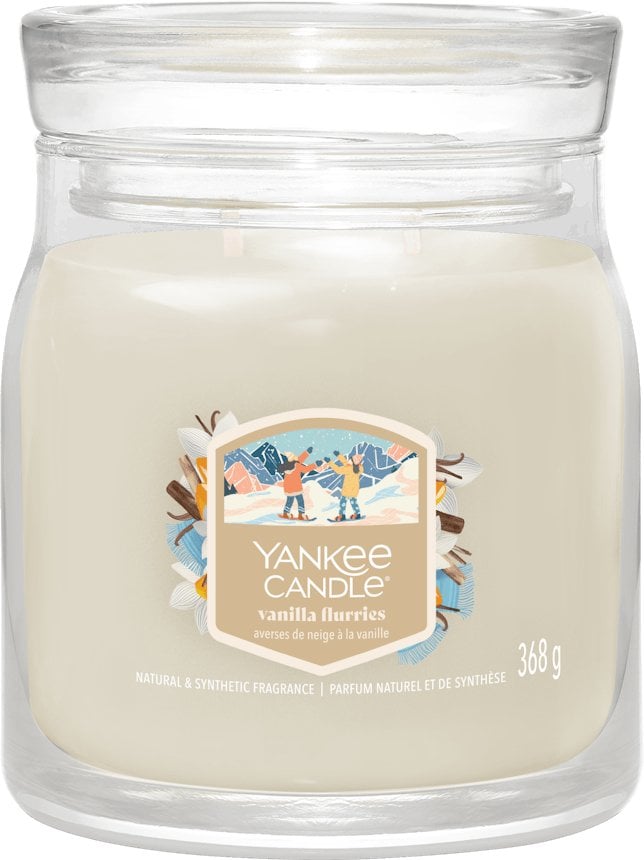 Yankee Candle Vanilla Flurries świeca średnia, 368 g