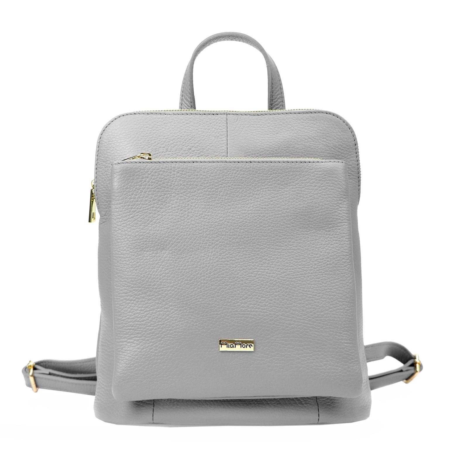 Plecak damski skórzany skóra naturalna MiaMore