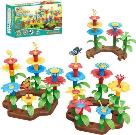Zestaw kreatywny ogród Klocki układanka Kwiaty