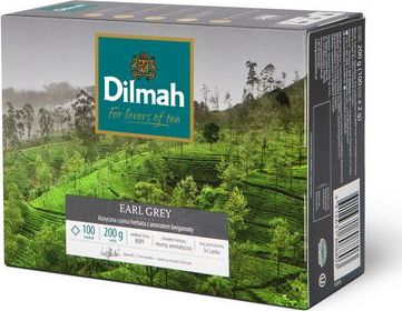 Actis DILMAH Herbata earl grey bez zawieszki, opakowanie 100 sztuk