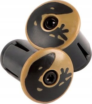 Lizard Skins Korki do kierownicy LIZARDSKINS Road Bar End Plugs - Vegas Gold para (NEW)
