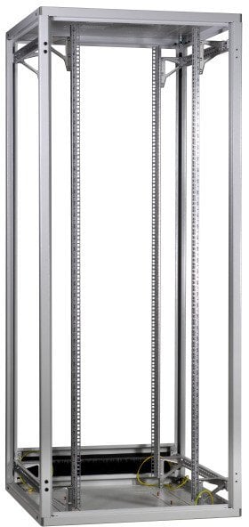 EFB 48,3cm 19Zoll Serverschrank PRO MODULAR 42HE 800X1000 RAL 7035 Grau IP20 ohne Tueren und Seitenwaende