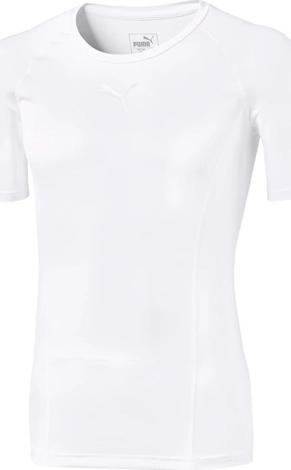 Puma Koszulka męska Puma LIGA Baselayer Tee SS biała 655918 04 : Rozmiar - M