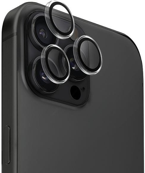 UNIQ Optix Clear Camera Lens Protector iPhone 16 Pro 6.3" / 16 Pro Max 6.9" crystal clear szkło na obiektyw aparatu z aplikatorem