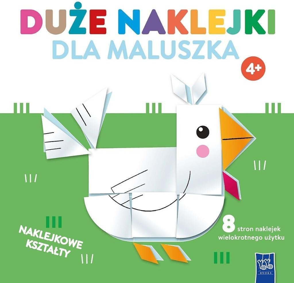 Duże naklejki dla maluszka 4+ Kurka