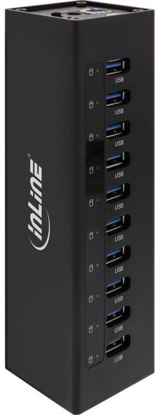 HUB USB InLine 10x USB-A 3.0 (35395C)