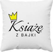 Koszulkowy Książę z bajki - poduszka z nadrukiem