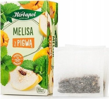 Herbapol Herbata HERBAPOL Zielnik Polski, 20 torebek, melisa z pigwą