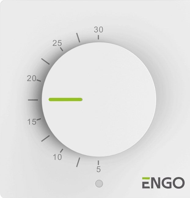 Engo Engo regulator dobowy ENGO SIMPLE biały ESIMPLE230W
