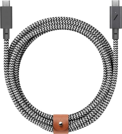 Kabel USB Native Union USB-C - USB-C 2.4 m Czarny (BELT-PRO2-ZEB-NP)