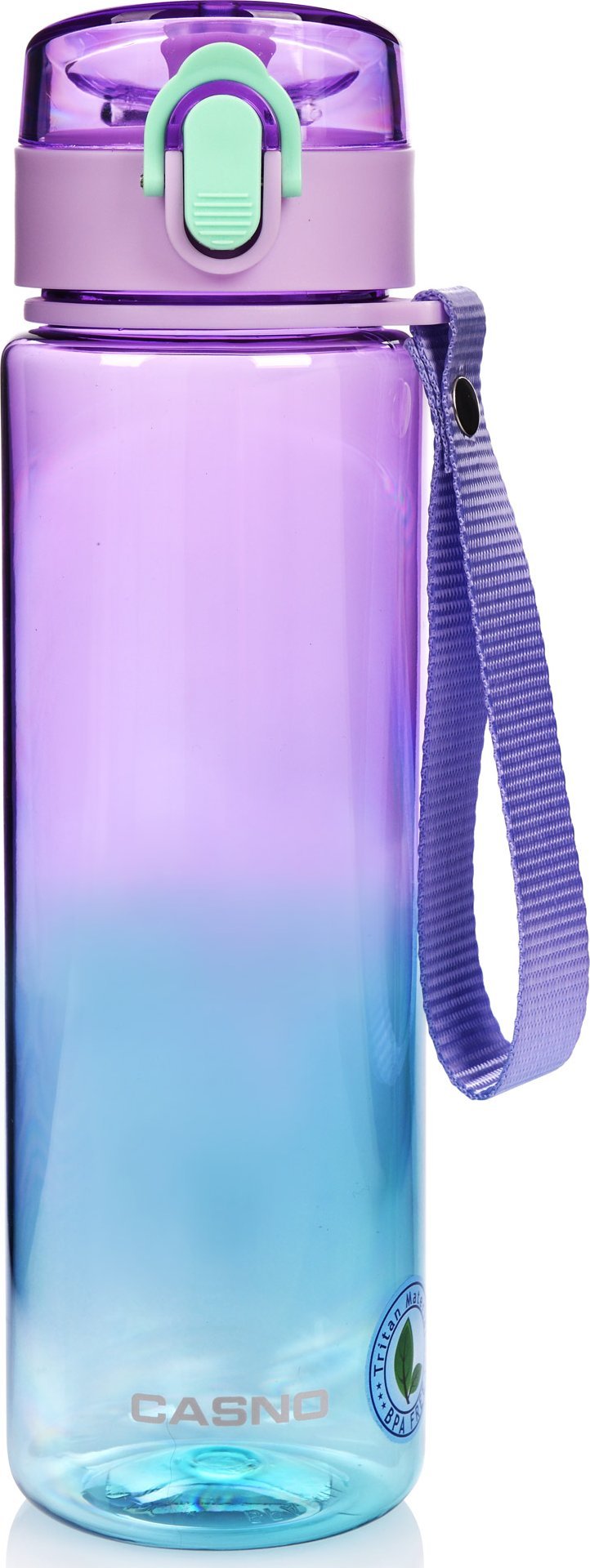 Butelka tritanowa Casno Aura 560 ml fioletowo-niebieska
