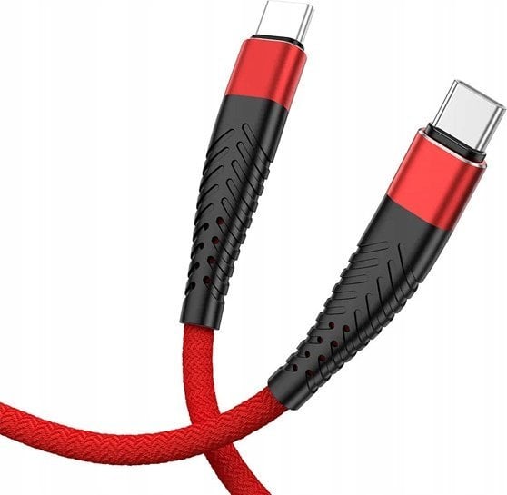 Kabel USB Vega USB-C - USB-C 1 m Czerwony