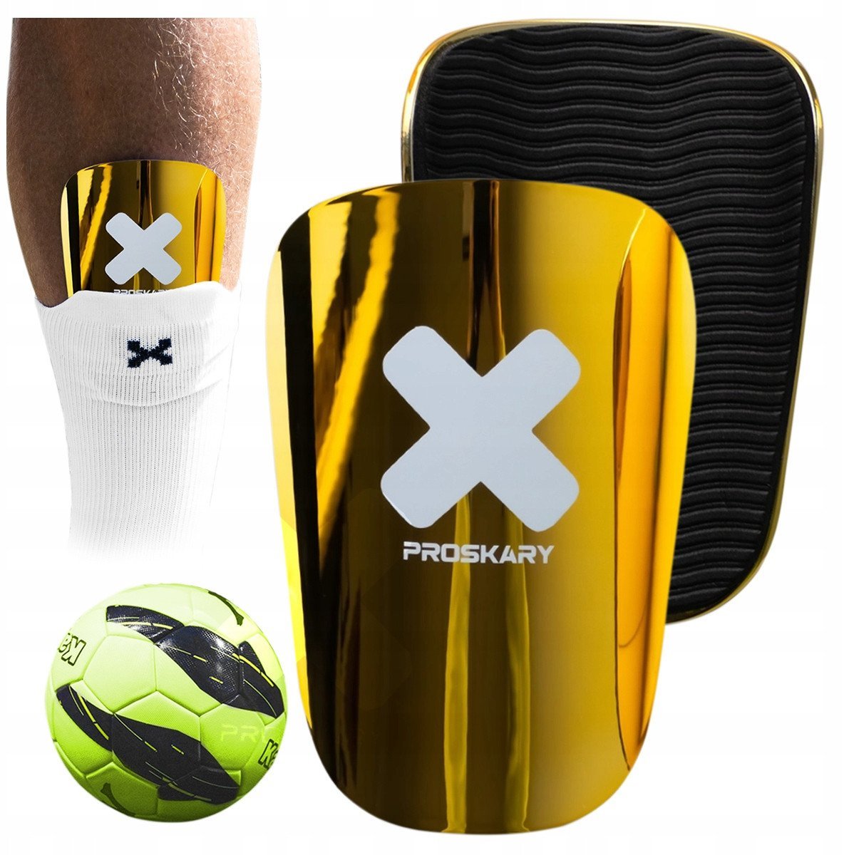 Ochraniacze Piłkarskie / Shin Pads Golden Goal 10,5x7 cm proskary