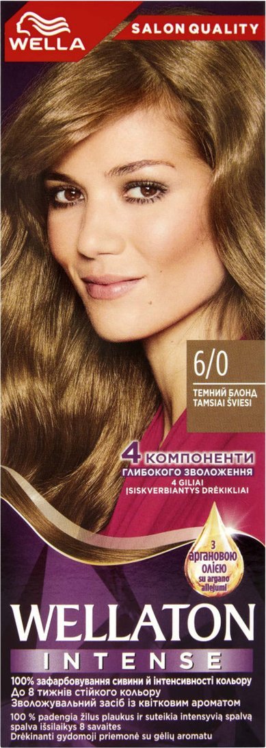 Wella Wellaton Krem Trwale Koloryzujący 110ml Ciemny Blond/dark Blonde (6/0)