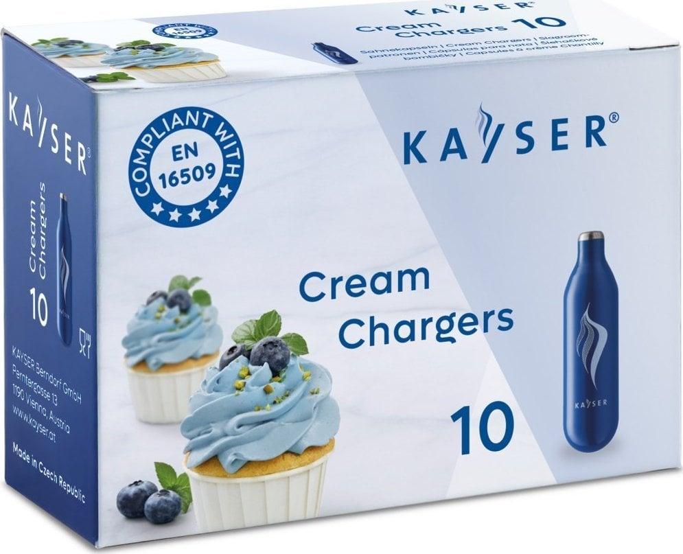 Art Naboje N2O do syfonu do bitej śmietany 7,5g Kayser 10 szt/Opk