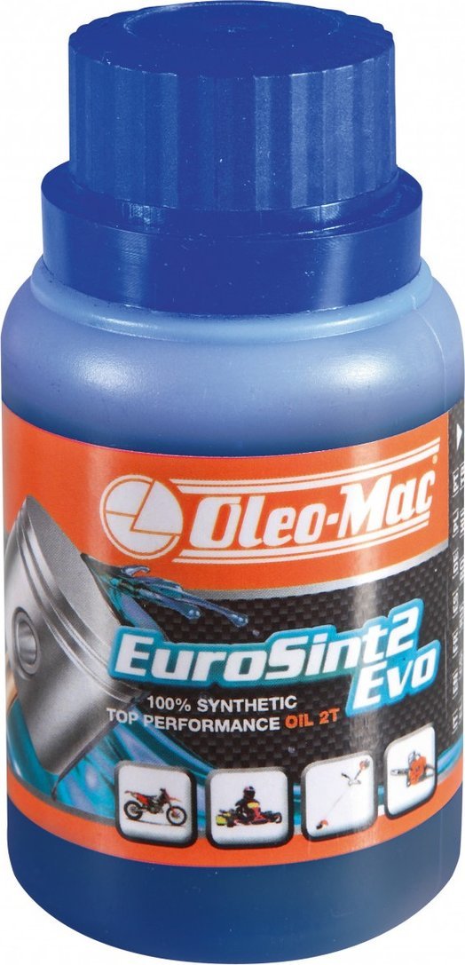 Oleo-Mac OLEJ DO SILNIKÓW DWUSUWOWYCH MIX 2T OLEO-MAC EUROSINT 2 EVO 0,1L 100ML 2-SUW DO SILNIKA MIESZANKI PALIWOWEJ OLEJ SILNIKOWY STIHL do silników