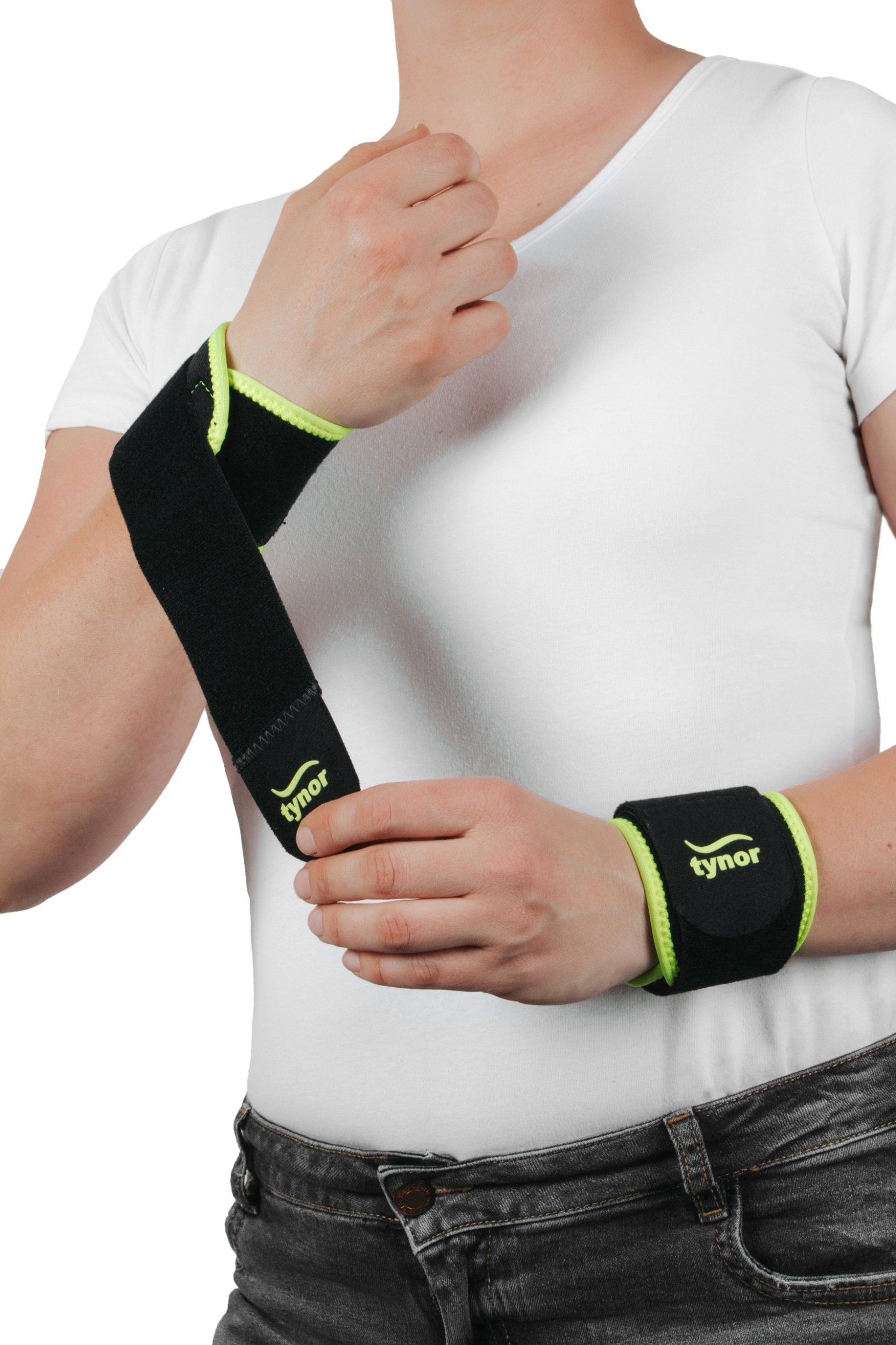 TYNOR 2X STABILIZATOR ORTEZA NADGARSTKA OPASKA RĘKI 2szt