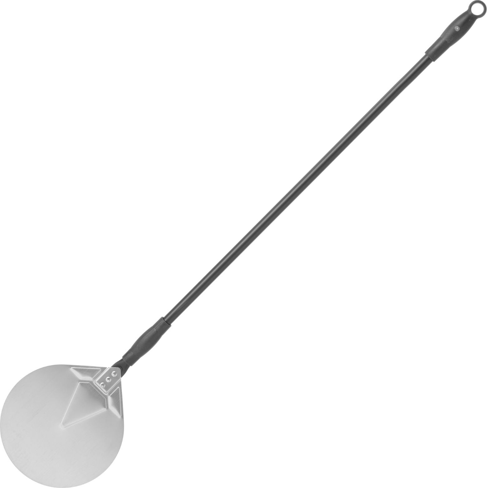 Hendi Łopata do pizzy z ruchomym uchwytem okrągła ze stali nierdzewnej śr. 230 mm dł. 1200 mm - Hendi 617182 Łopata do pizzy z ruchomym uchwytem okrąg