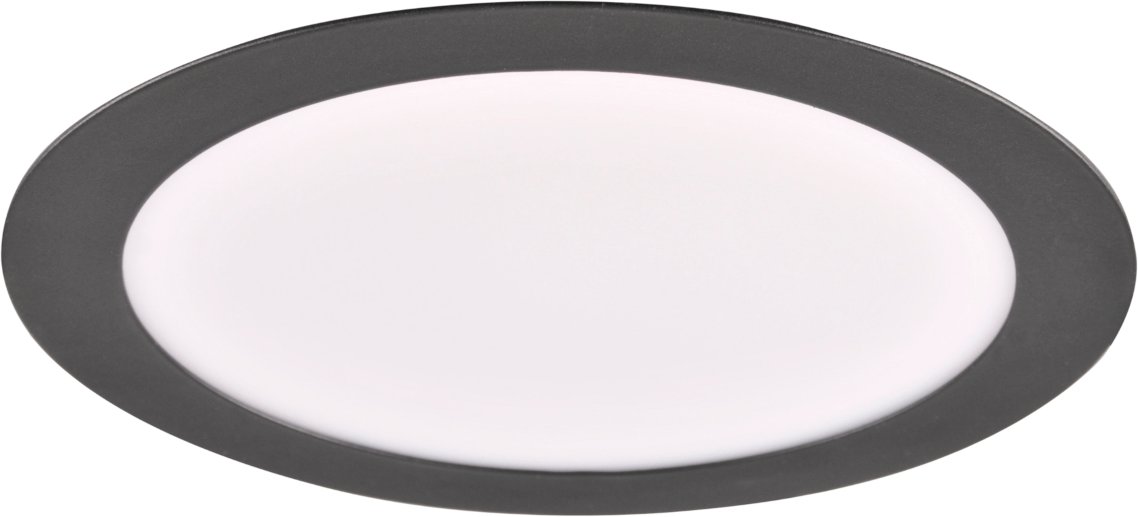 Okrągła oprawa sufitowa RIGEL LED 324122 14W 4000K podtynkowa czarna