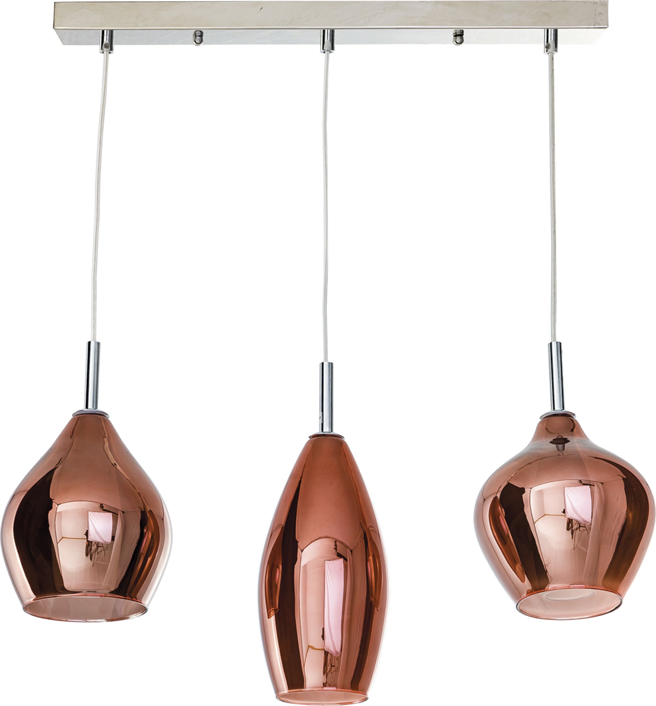 Lampa wisząca Azzardo Amber nowoczesna miedź (AZ3078)