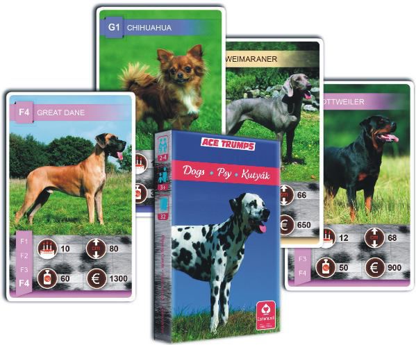 Cartamundi Gra Kwartet Psy - 1289000498