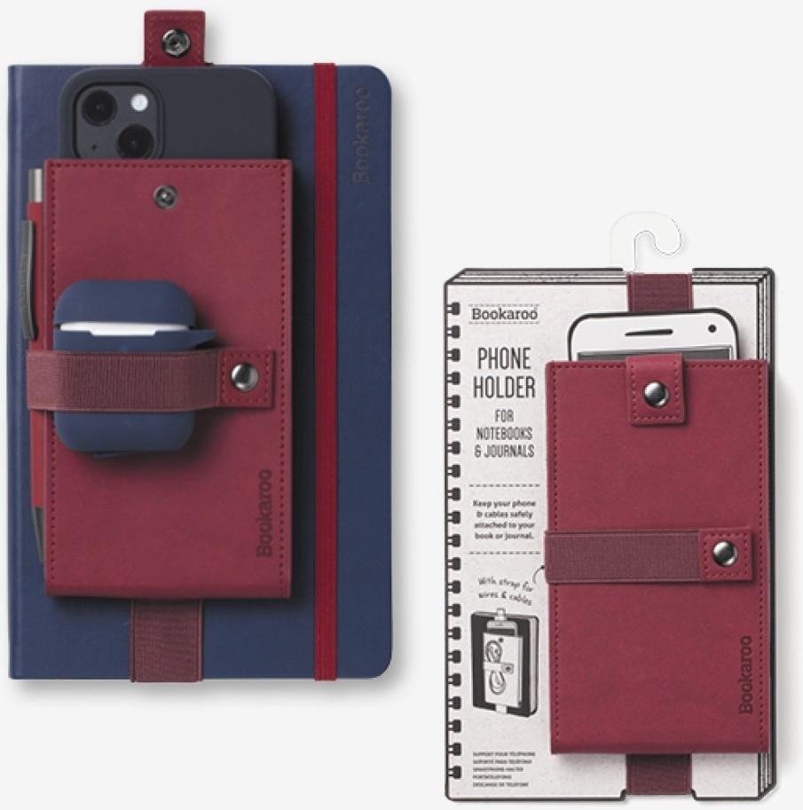 Bookaroo Phone Holder bordowy - uchwyt na smartfon
