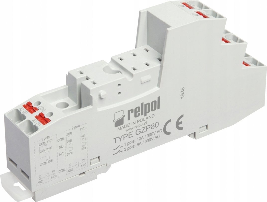 Relpol Gniazda z zaciskami Push-in do RM84 RM85 RM85 inrush GZP80 864325