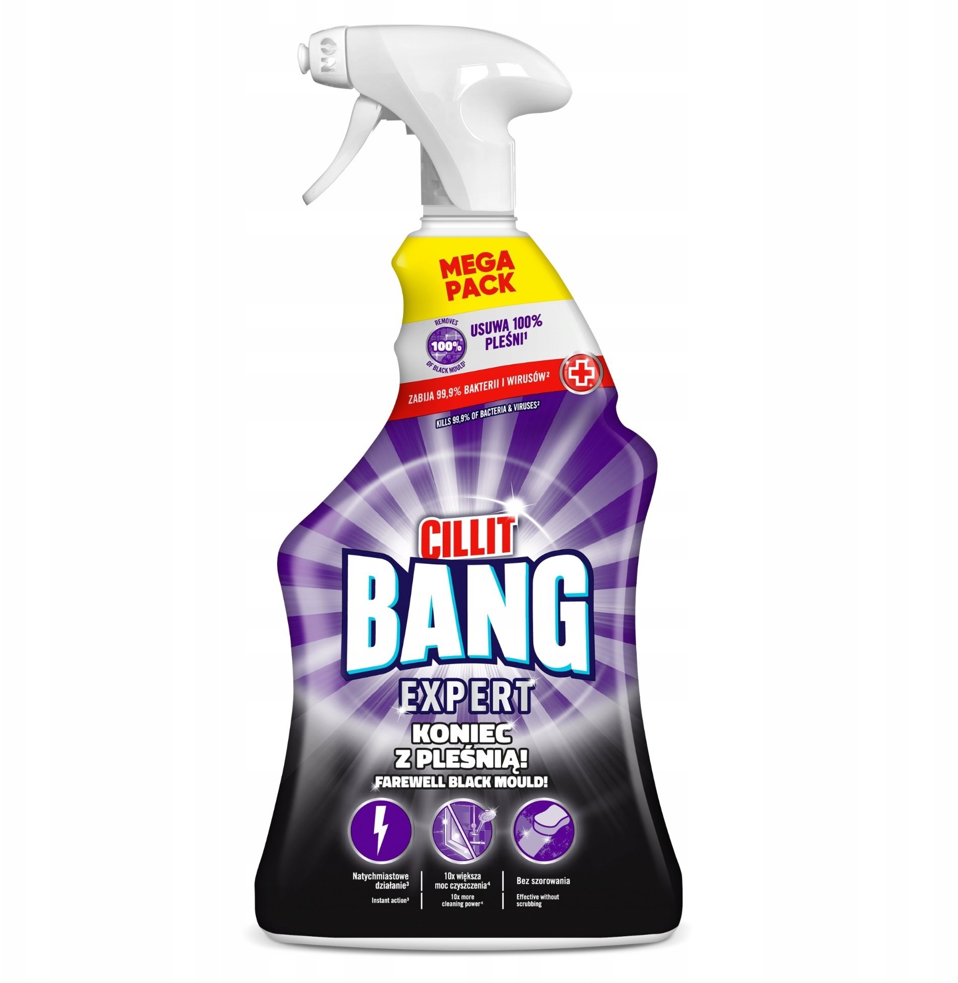 Reckitt Benckiser SPRAY CILLIT BANG KONIEC Z PLEŚNIĄ 900ML
