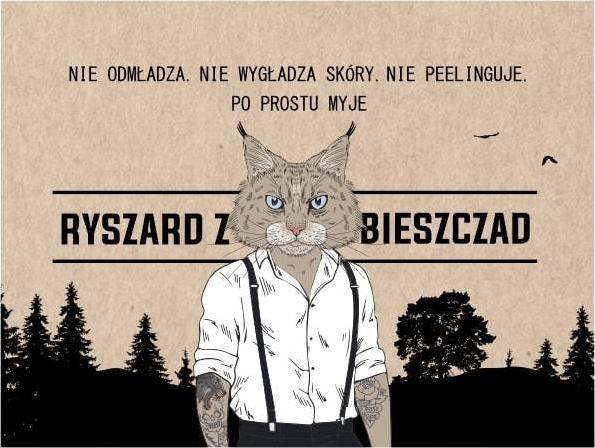 LaQ LaQ Ryś Mydło w kostce dla facetów "Ryszard z Bieszczad" 85g